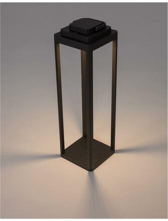 Nova Luce Venkovní přenosná LED lucerna FIGI - LED 2 W, 500x145x145 mm NV 9923500