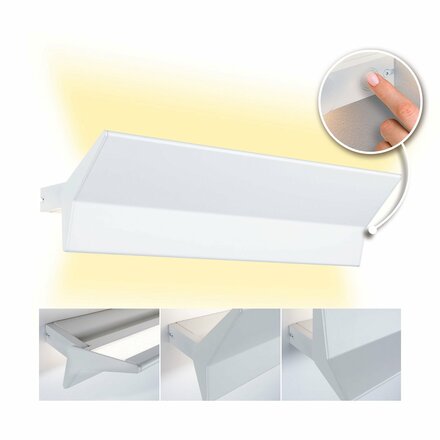 PAULMANN LED nástěnné svítidlo 3-krokové-stmívatelné Stine 2700K / 230V 13 / 1x4W stmívatelné bílá mat