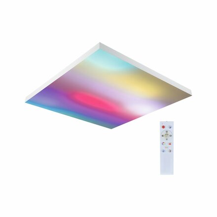 PAULMANN LED Panel Velora Rainbow dynamicRGBW hranaté 595x595mm 3520lm RGBW bílá