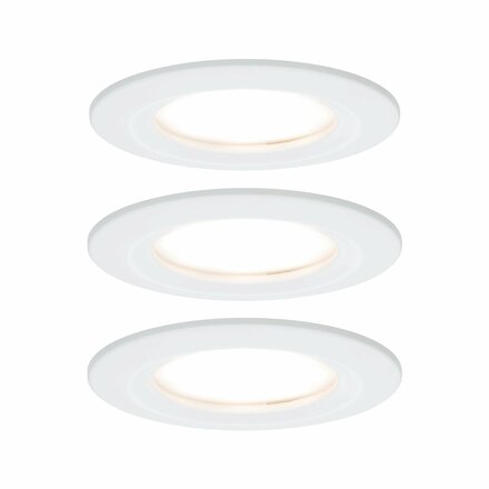 PAULMANN Vestavné svítidlo LED Nova kruhové 3x6,5W bílá mat nevýklopné 934.60 P 93460