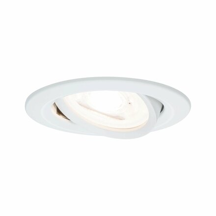 PAULMANN Vestavné svítidlo LED Nova kruhové 1x6,5W GU10 bílá mat výklopné 3-krokové-stmívatelné 934.66 P 93466
