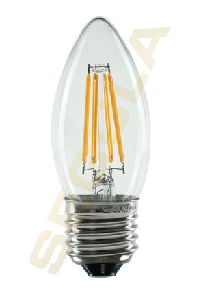 Segula 55314 LED svíčka čirá E27 3,2 W (26 W) 270 Lm 2.700 K