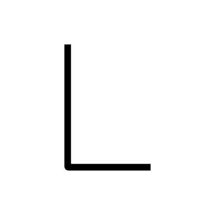 Artemide Alphabet of Light - velké písmeno L 1201L00A