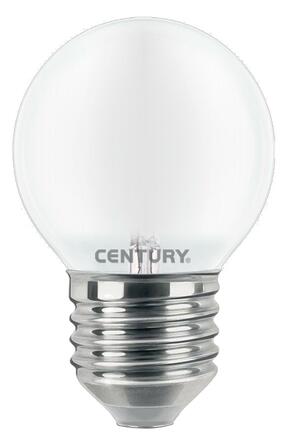 CENTURY LED FILAMENT MINI GLOBE SATEN 4W E27 4000K 470Lm 360d 45x72mm IP20 CEN INSH1G-042740