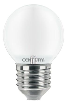 CENTURY LED FILAMENT MINI GLOBE SATEN 4W E27 6000K 470Lm 360d 45x72mm IP20 CEN INSH1G-042760