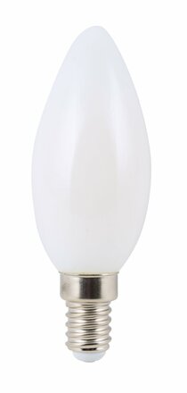 HEITRONIC LED žárovka Filament mléčná C35 E14 4W 2700K 15027