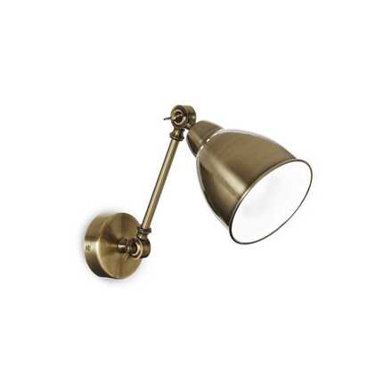 Ideal Lux NEWTON AP1 NICKEL LAMPA NÁSTĚNNÁ 016399