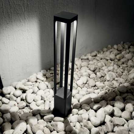 LED Venkovní sloupkové svítidlo Ideal Lux TIFONE-1 PT 250953 8,5W 720lm 3000K IP65 65,5cm antracitové