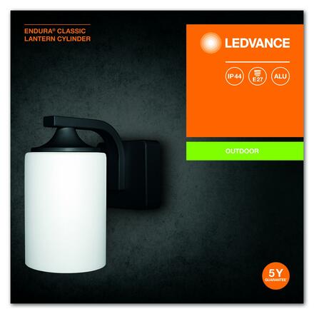 LEDVANCE ENDURA CLASSIC Lantern Cylinder E27 BK 4058075392663