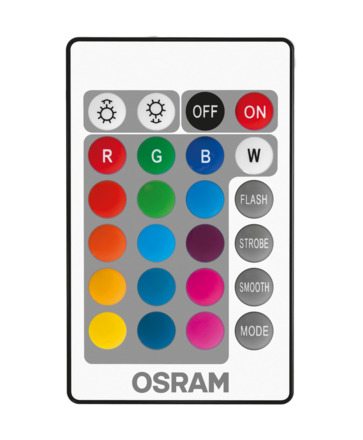OSRAM LED STAR+ CL A RGBW FR 60 stmívatelné ovladačem 9W/827 E27