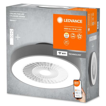 LEDVANCE SMART+ Wifi Ceiling Fan LED Cylinder 550mm + RC 4058075572577