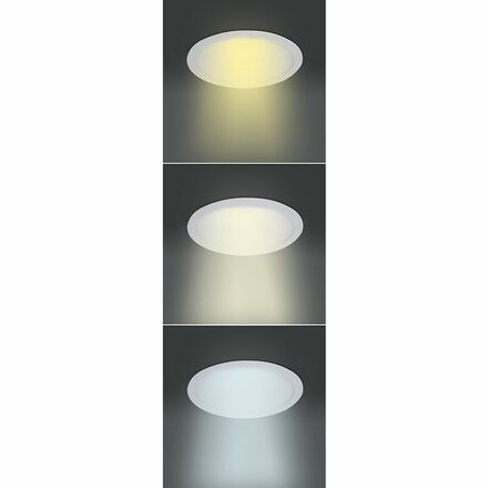 Solight LED mini panel CCT, podhledový, 24W, 1800lm, 3000K, 4000K, 6000K, kulatý WD144