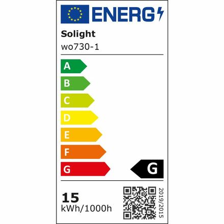 Solight LED venkovní osvětlení, přisazené, čtvercové, IP54, 15W, 1150lm, 4000K, 22cm WO730-1