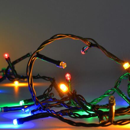 Solight LED WIFI smart venkovní vánoční řetěz, 400 LED, 20m, přívod 5m, teplá bílá + vícebarevný 1v13-wifi
