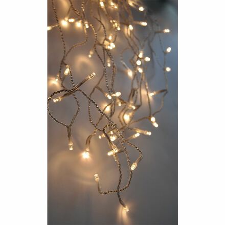 Solight LED vánoční závěs, rampouchy, 360 LED, 9m x 0,7m, přívod 6m, venkovní, teplé bílé světlo 1V401-WW