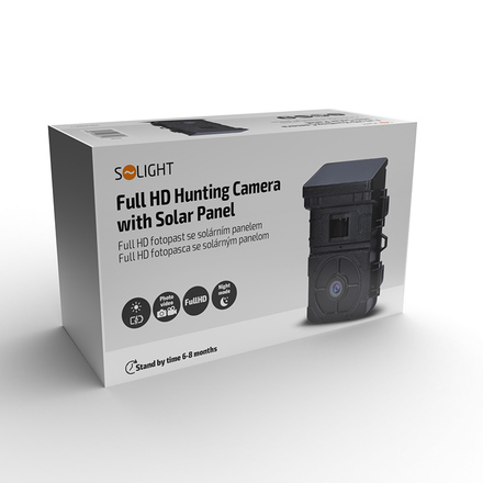 Solight Full HD fotopast se solárním panelem FP06