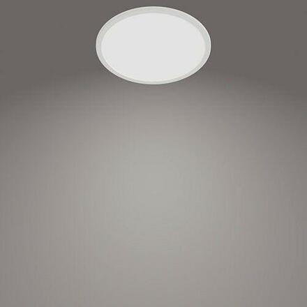 LED Koupelnové stropní svítidlo Philips Superslim CL550 8719514327221 15W 1500lm 4000K IP44 25cm bílé, 3-krokové stmívání