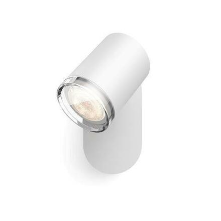Hue White Ambiance Bodové koupelnové svítidlo Philips Adore BT 8719514340855 LED GU10 1x5W 350lm 2200-6500K IP44 230V, bílé s dálkovým ovladačem a Bluetooth