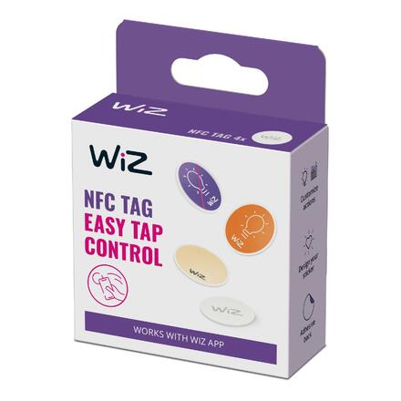 WiZ NFC štítky samolepící IP20, 4 kusy