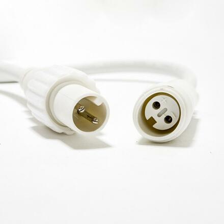 DecoLED LED světelný řetěz, 100m, ledově bílá s FLASH efektem, 1000 diod, bílý kabel SFNX0110