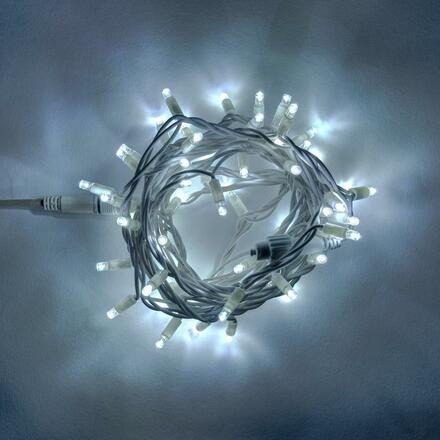 DecoLED LED světelný řetěz, 5m, ledově bílá, 60 diod, IP67 SKNX005
