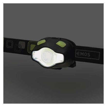 EMOS COB LED + LED čelovka P3536, 220 lm, 3× AAA 1441263110