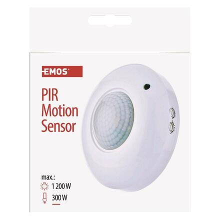 EMOS PIR senzor (pohybové čidlo) IP20 C 1200W bílý 1454008100