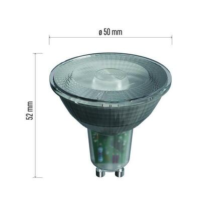EMOS LED žárovka Classic MR16 4,2W GU10 teplá bílá 1525730206