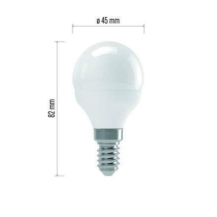 EMOS LED žárovka Classic Mini Globe 4W E14 neutrální bílá 1525731402