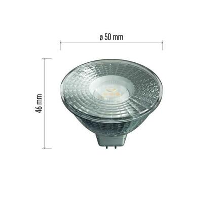 EMOS LED žárovka Classic MR16 4,5W GU5,3 teplá bílá 1525732200