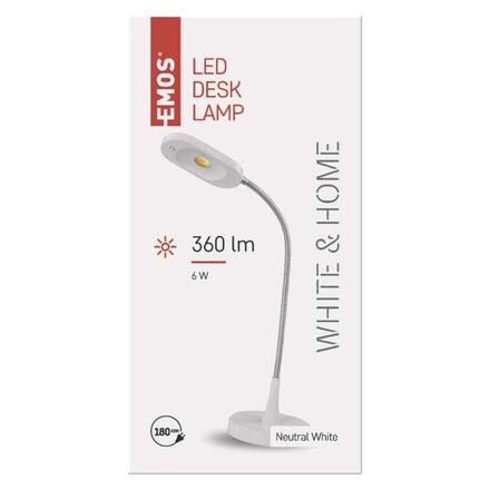 EMOS LED stolní lampa HT6105, bílá 1538090100