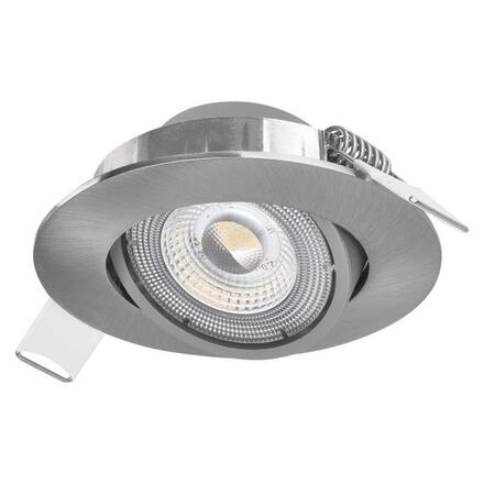EMOS LED bodové svítidlo Exclusive stříbrné, 5W neutrální bílá 1540125570