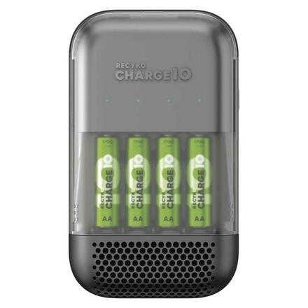 EMOS Ultra-rychlá nabíječka baterií GP Charge 10 S491 + 4× AA B56499