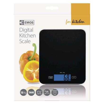 EMOS Digitální kuchyňská váha EV022 černá 2617002200
