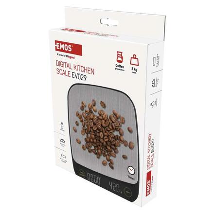 EMOS Digitální kuchyňská váha EV029, černá EV029