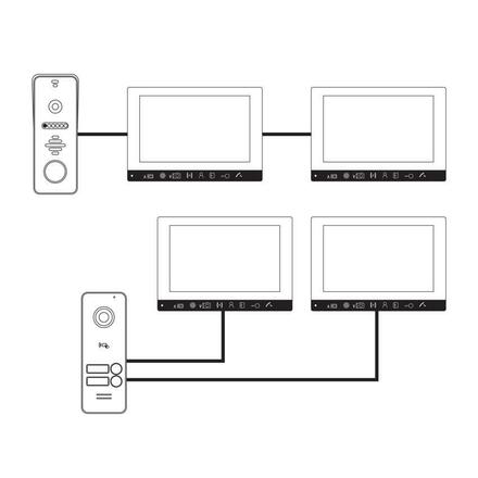 EMOS Monitor videotelefonu EM-10AHD 7&quot; LCD H3015