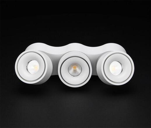 Light Impressions Deko-Light stropní přisazené svítidlo Uni Triple 220-240V AC/50-60Hz 30,00 W 3000 K 2150 lm 324 mm bílá  348107