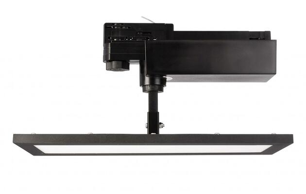 Deko-Light kolejnicový systém 3-fázový 230V Panel Track Light, 20 W, 4000 K, černá 110-240V AC/50-60Hz 20,00 W 4000 K tmavě černá RAL 9005 300 mm 707137