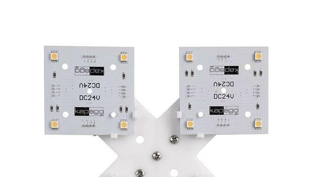 Light Impressions KapegoLED modulární systém Modular Panel II 2x2 24V DC 1,50 W 3200 K 76 lm 65 mm 848003