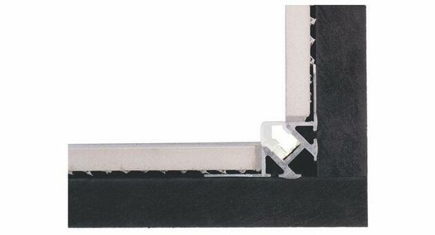 Light Impressions Reprofil dlaždicový profil roh vnitřní EV-01-08 stříbrná elox 3000 mm 975344