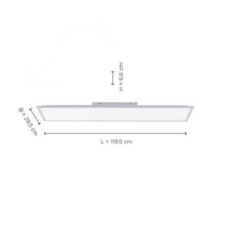 LEUCHTEN DIRECT LED stropní svítidlo, panel, hranaté, 120x30cm 2700-5000K LD 14757-21