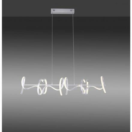 LEUCHTEN DIRECT LED závěsné svítidlo, stříbrná, moderní design SimplyDim 3000K LD 19033-21