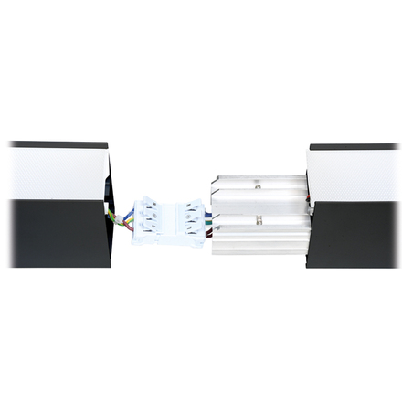 Ecolite LED spoj L linear 8W, 880lm, 4000K,černá LN5070-SPOJ/L-8W/CR