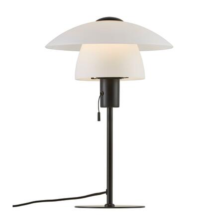 NORDLUX stolní lampa Verona 15W E27 černá opál 2010875001
