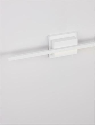 NOVA LUCE nástěnné svítidlo nad obrazy AZURE bílý hliník a akryl LED 12.5W 230V 3000K IP20 9267021
