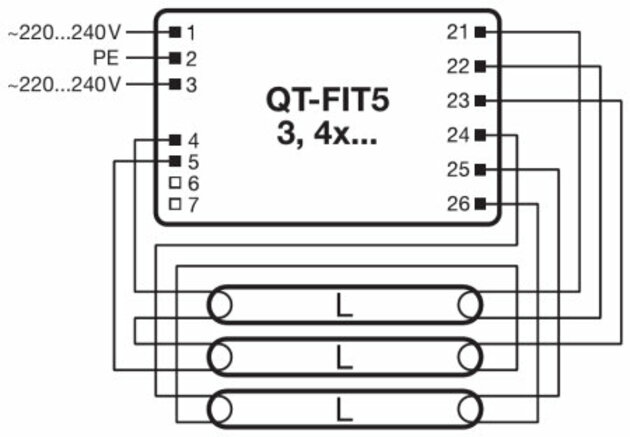 OSRAM QT-FIT5 3X14,4X14