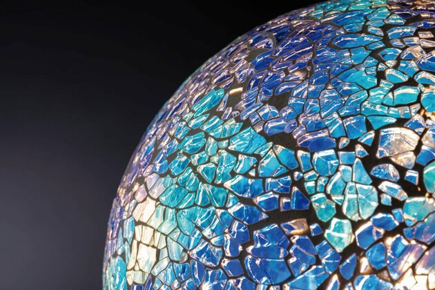 PAULMANN LED G125 E27 Miracle Mosaic modrá 2700K stmívatelné 287.50