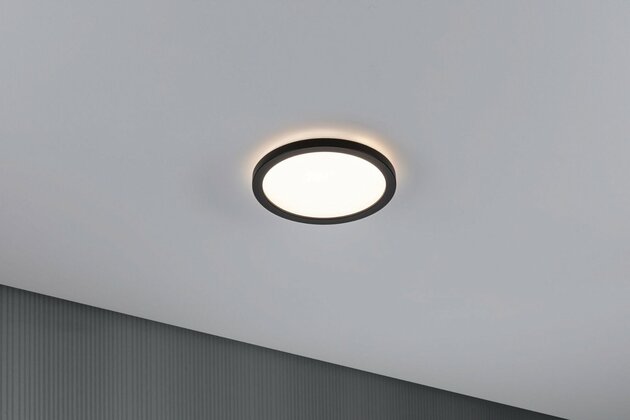 PAULMANN LED Panel Atria Shine kruhové 190mm 1340lm 3000K černá