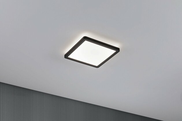 PAULMANN LED Panel Atria Shine hranaté 190x190mm 1360lm 4000K černá