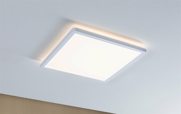 PAULMANN LED Panel Atria Shine Backlight IP44 hranaté 293x293mm 16W 3000K bílá